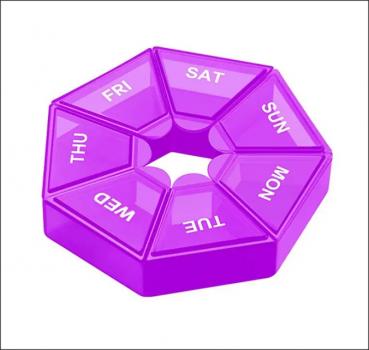 Vitamin - Pillen Dose 7 Tage